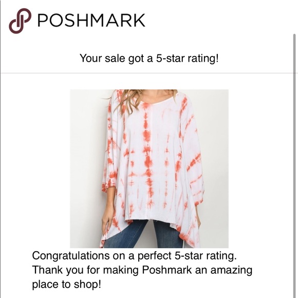 TIE DYE BOHO STYLE TOP - Picture 3 of 3